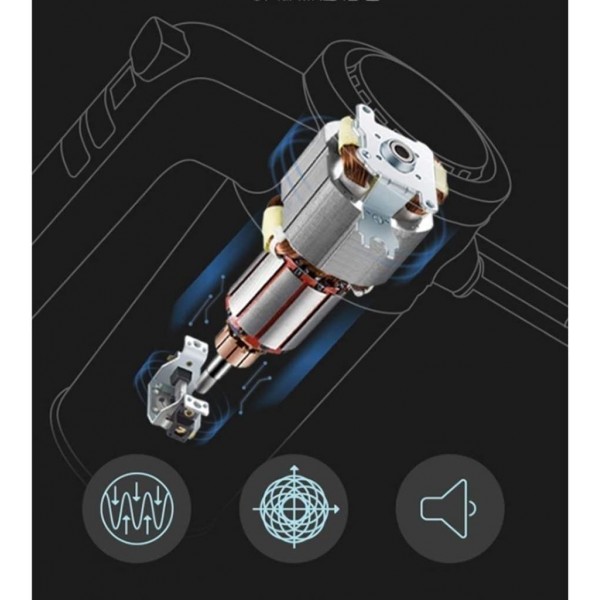 FMOPQ Batteur à Main électrique avec 5 Vitesses et Bouton Turbo Comprend des batteurs Robustes et des Crochets à pâte - B0B18CKYM4D
