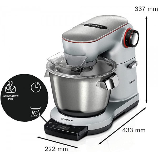 Bosch MUM9AX5S00 Robot de cuisine 1500 W Argenté - B01K7W82DC9