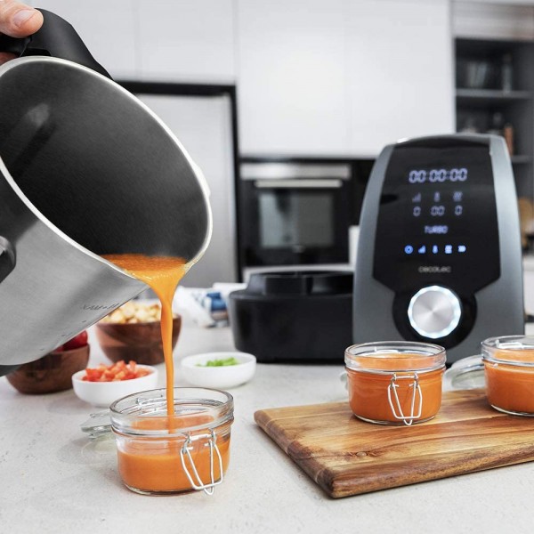 Cecotec Robot de cuisine multifonction Mambo 7090. 3,3 L température jusqu'à 120 ° C sélection de grade en degré 10 vitesses programmable pot allant au lave-vaisselle 30 fonctions 1700 W. - B07YMJDMPB3
