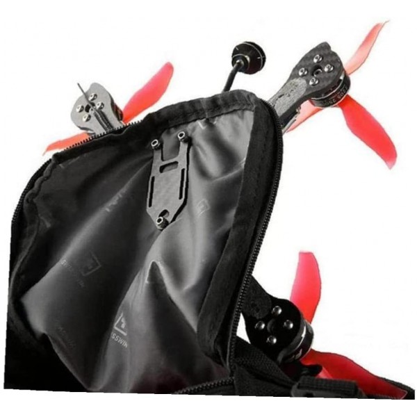 Sanfiyya Fpv Racing Kit de boucle de suspension pour sac à dos en fibre de carbone avec sangle pour transport de pièces de transport en plein air couleur : 1 pièce - B0B12KK77NY