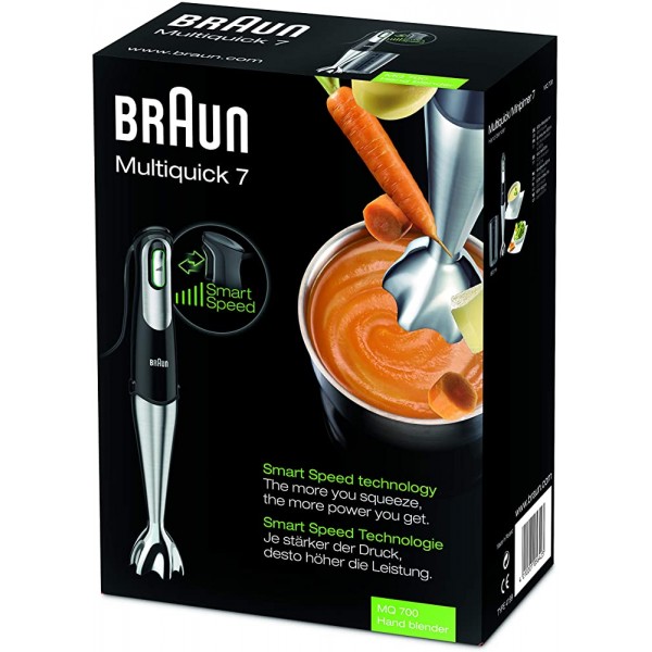 Braun MQ700 Soup Mixeur Plongeant Noir 10 x 5,7 x 39,6 cm - B00EQB0ZRMK