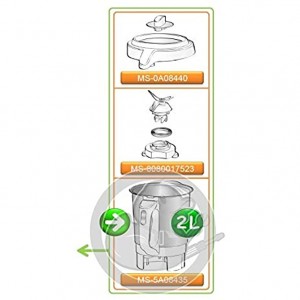 Bol Blender chauffant Soup and Co Moulinex MS-1600004956 - B06XD33JTBB