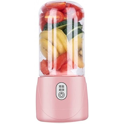 Mini Juicer Cup Personal Travel Blender USB Rechargeable Portable Fruit Mixing Machine Color : A Size : 4 s A 6 s - B09SW2XYWCZ