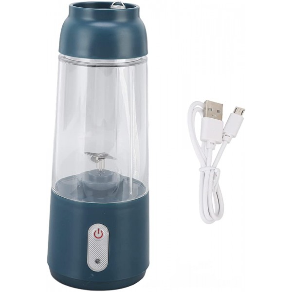 Tasse de jus électrique tasse de mélangeur   1200mAh Batterie 300ML Portable pour le bureau pour les voyages pour la maisonVert foncé - B09YL4WPQH4