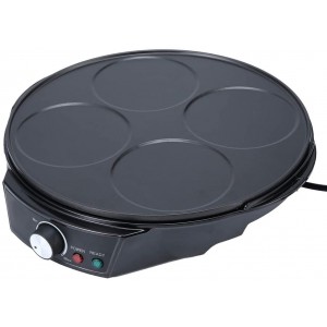 CUTULAMO Machine à crêpes plat de cuisson électrique facile à utiliser facile à nettoyer température réglable pour femme au foyer pour le petit déjeuner - B09F9F74RKH