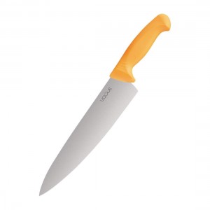 Vogue GH527 Couteau de chef professionnel avec manche jaune Acier de haute qualité Longueur 26 cm - B00KQN08GMN