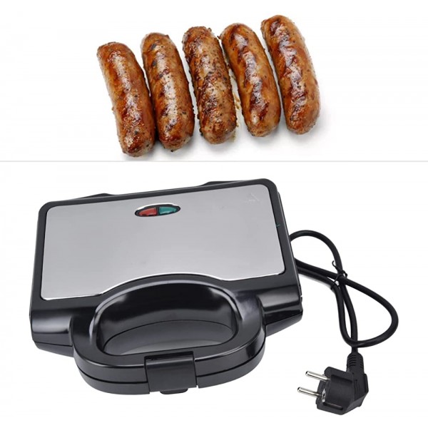 Clasken Presseur à Hot-Dog Prise UE antiadhésive 220‑240V Machine à Hot-Dog sans Danger 6 Trous pour la Cuisine - B09YRPXKZZR