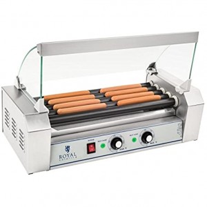 Helloshop26 Appareil Machine à Hot Dog Professionnelle Téflon 10 Saucisses 1 000 Watts 1000 W - B0777VTN1VP