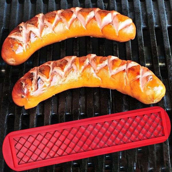 NOWAYTOSTART Trancheuse à Hot-Dog | Trancheuse à Hot-Dog pour Barbecue et Cuisine,Hot Dog Cutter Slicer pour Hot Dog Saucisse Ham Slicing Tool - B09W1QZRZ9N