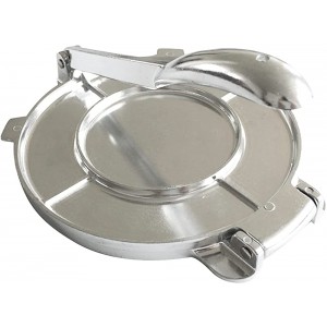 Pliable de 8 pouces aluminium non revêtu d' aluminium robuste de pâte de presse tortilla armateur de cuisson de cuisson de cuisson outils de presse de main durable Color : Silver - B09HPF6NWKB