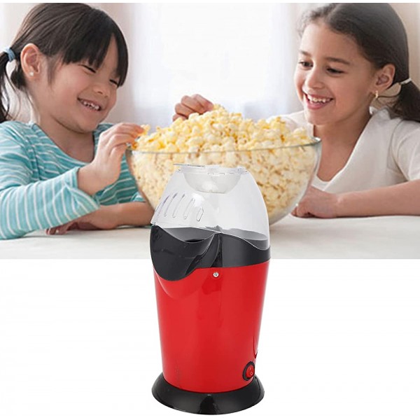 Machine à Pop-Corn électrique Portative Domestique Mini Popcorn Sans Huile à Air Chaud de 1200 W Fonction de Commutation à Un Bouton Adapté pour la Famille la FêteEU - B09Y9F1CMFK