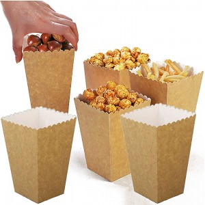 N-D Popcorn Boîtes Boite Pop Corn Pot Popcorn Rétro Bonbons 20 pièces Conteneur pour Noël Anniversaire Parti Collations Cadeaux Frites Candy S&M - B09J2KKJK1D