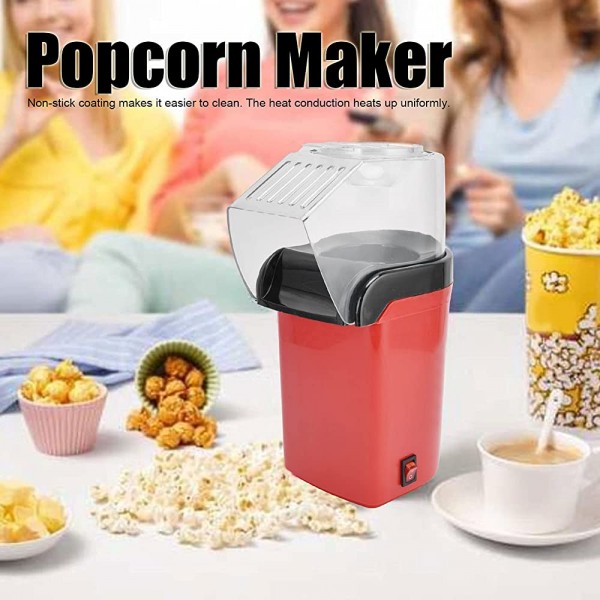 Popcorn Popper Machine à Popcorn électrique Machine à Popcorn Popper à Maïs Antiadhésif avec Fond en Caoutchouc Antidérapant#2 - B0B193XN92V