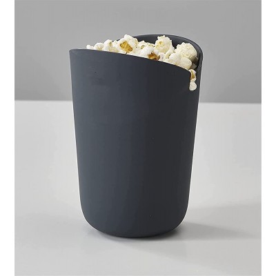 Seau à popcorn en silicone pour micro-ondes Récipients à pop-corn réutilisables pour pop-corn Pour la famille Profitez du popcorn avec la famille Noir - B09LQNZ4L3V