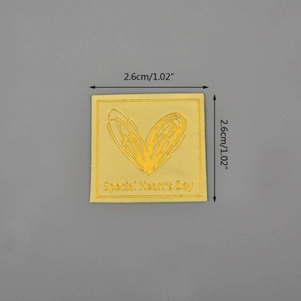 UEXCN 30 feuilles d'autocollants carrés dorés métalliques et dorés - B08JQ1BJP7V