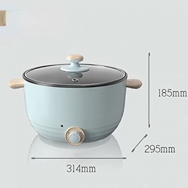 CUUMM 3L Multifonction Cuisinière Électrique Chauffage Pan Pot Machine Hotpot Nouilles Oeufs Soupe Mini - B09MLXP927Y