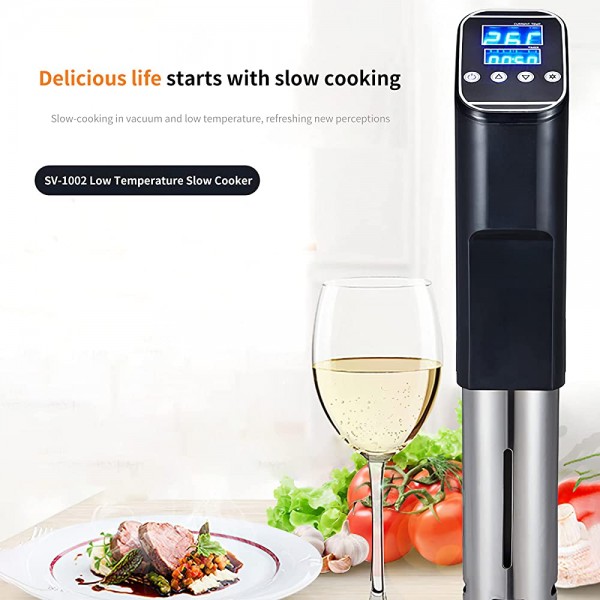 LEMLIT Sous Vide Machine Easy to Use Precision Cooker Machine Low Temperature Vacuum Cooker Led Display Screen Slow Boiled Machine Steak Cooker for Home Kitchen Restaurant - B093BJCFM1D