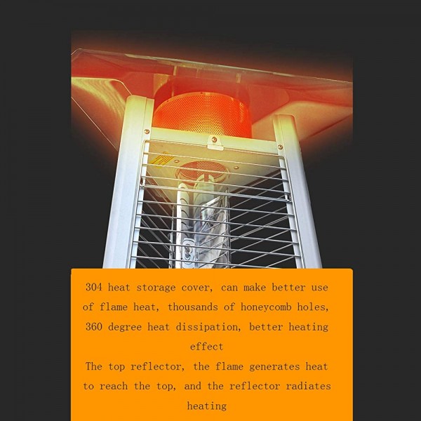 Radiateur électrique Chauffe-terrasse,chauffage liquéfié extérieur,poêle domestique Chauffe-espace électrique Color : A - B09J1XRSJD7