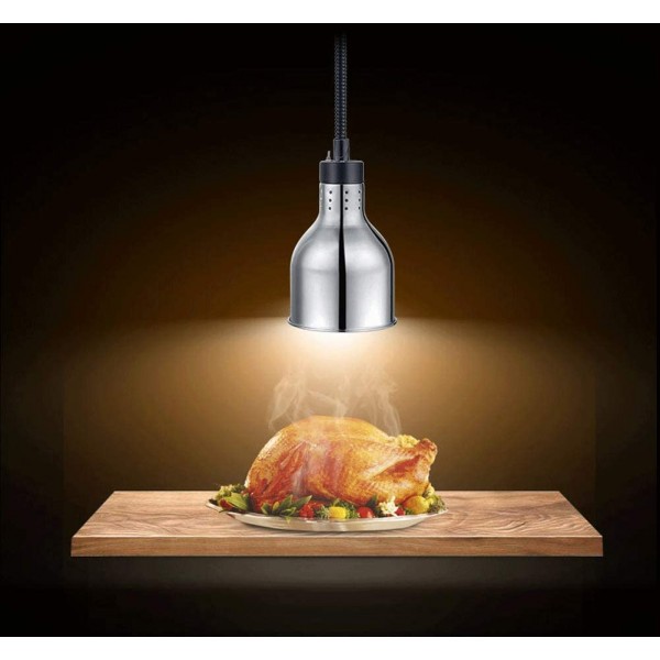 WYYAF Réchauffeur de Nourriture Lustre Unique d'équipement d'isolation de Lampe de Chaleur Verticale portative Commerciale pour la lumière de Barbecue de Restaurant d'hôtel de Buffet Bleu - B09LCRXTF22