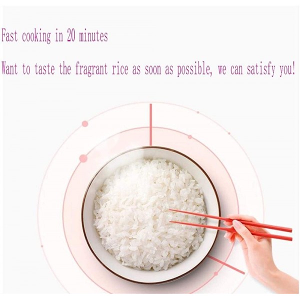 Cuiseur à riz électrique domestique multifonction Mini petit cuiseur à riz Pot intérieur en acier inoxydable peut être utilisé dans la cuisine Hôtel Restaurant 1.2L 4L 5L Couleur Or Taille 5L Usten - B0B189V1TP8