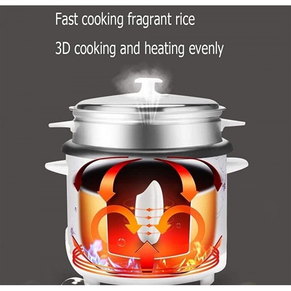 Cuiseur à riz multi-fonctions Étudiant Single Hot Pot Cuiseur à riz domestique Peut être utilisé dans les cuisines les hôtels et les restaurants économisant du temps et des efforts 3L1 2 personnes U - B0B18FNHC7N