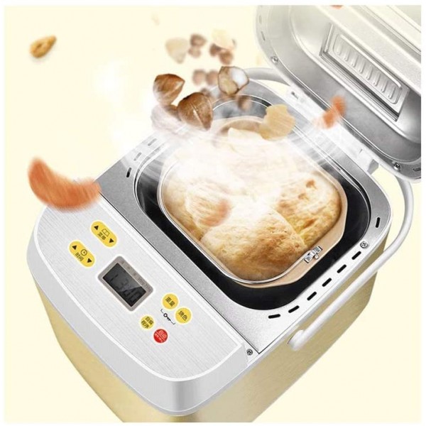 LYKYL Électrique multifonction intelligent Maker LED Toching écran cuisson rapide Machine à pain avec automatique de fruits et de noix Distributeur - B09M5XJ32LZ