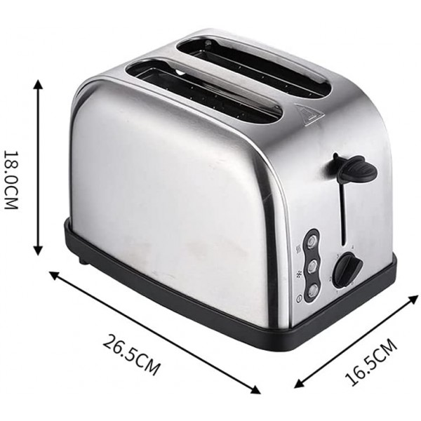 machine à pain Machine à pain rapide et à gain de temps fabricant de sandwich au pain grillé de chauffage automatique facile à nettoyer 2 tranches 4 tranches électroménager Taille : 2 card slots - B09M6RLP7LR