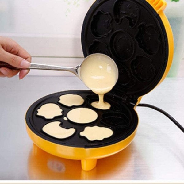 SJYDQ Gâteau automatique des ménages Cartoon machine multi-fonction Mini Friture machine à pain for enfants machine de cuisson Petit-déjeuner machine - B09HZ8J91JD