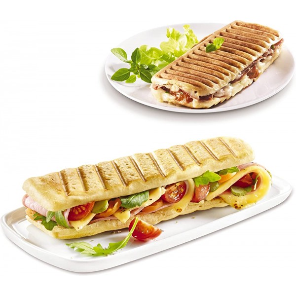 Moulinex SZ192D Croc Time Sandwich Maker plaques avec revêtement anti-adhésif - B06XT2H5GXB