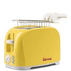 Girmi TP11 Grille-pain électrique en plastique 800 W jaune - B08526RXPSG