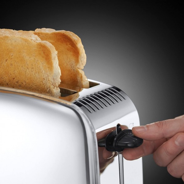 Russell Hobbs Toaster Grille Pain 1670W 2 Fentes Chauffe Viennoiseries Rapide 23310-56 Chester - B01N3AOM9EN