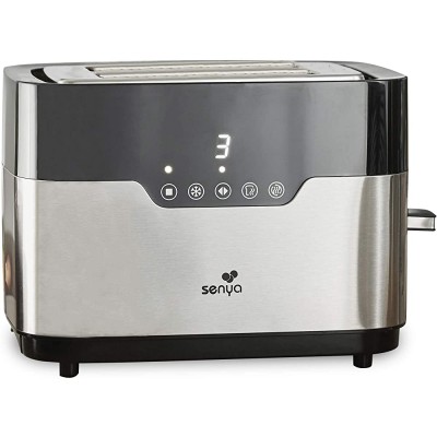 Senya SYBF-T022 Grille-Pain Tactile 2 Larges Fentes en INOX Smart Toaster - B07L76S3WS8